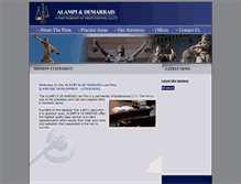 Tablet Screenshot of alampi-law.com